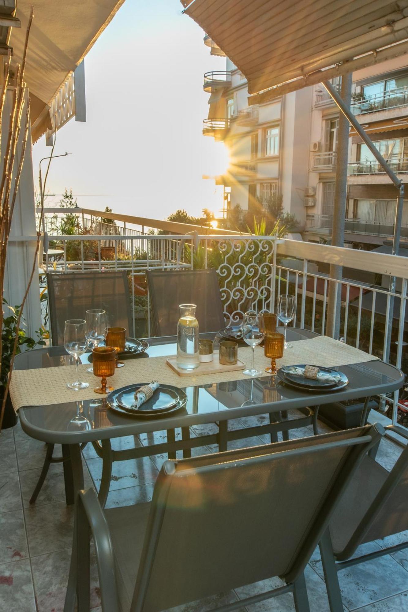 테살로니키 Houseloft Koromila Sea View 아파트 외부 사진
